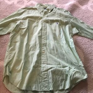 Light green Ralph Lauren button down